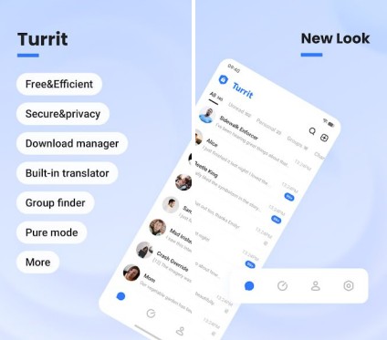 #Android Third party Telegram：Turrit