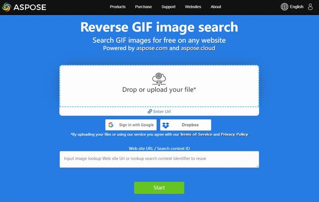 Reverse Gif search：ASPOSE