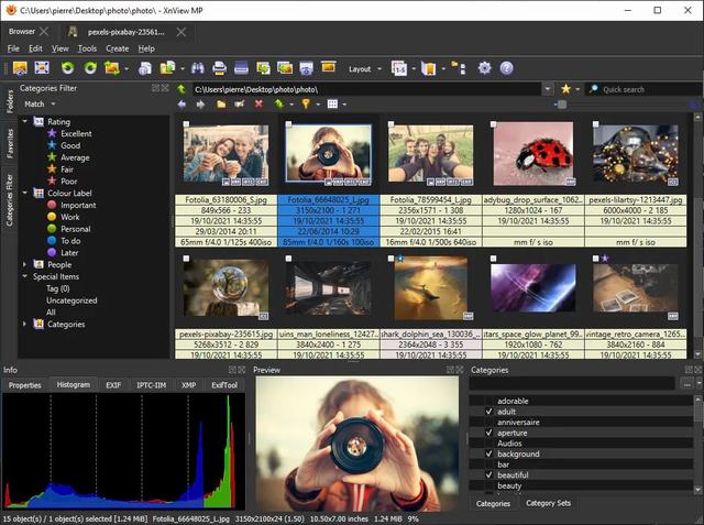 #Windows #macOS #Linux Photo Viewer：XnView MP